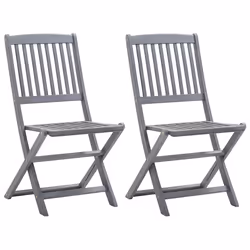 VidaXL 3064571 chaise d'extérieur Terrace Siège rembourré Bois d'acacia Taupe - Vue supplémentaire 8