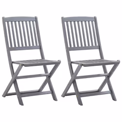 VidaXL 3064572 chaise d'extérieur Terrace Siège rembourré Bois d'acacia Rouge - Vue supplémentaire 8