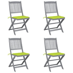 VidaXL 3064574 chaise d'extérieur Terrace Siège rembourré Bois d'acacia Vert
