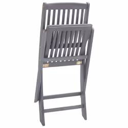 VidaXL 3064586 chaise d'extérieur Terrace Siège rembourré Bois d'acacia Taupe - Vue supplémentaire 5