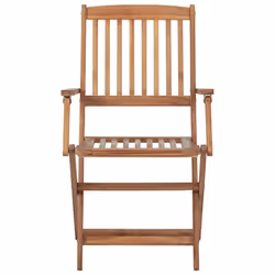 VidaXL 3064624 chaise d'extérieur Terrace Siège rembourré Bois d'acacia Noir - Vue supplémentaire 5