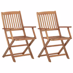 VidaXL 3064637 chaise d'extérieur Terrace Siège rembourré Bois d'acacia Vert