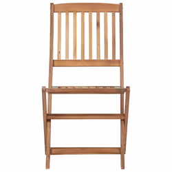 VidaXL 3064650 chaise d'extérieur Terrace Siège rembourré Bois d'acacia Rouge - Vue supplémentaire 6