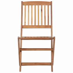 VidaXL 3064677 chaise d'extérieur Terrace Siège rembourré Bois d'acacia Rouge - Vue supplémentaire 6