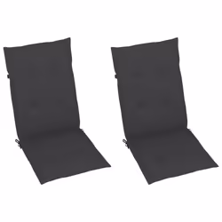 VidaXL 3064698 chaise d'extérieur Terrace Siège rembourré Bois d'acacia Anthracite - Vue supplémentaire 6
