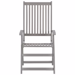 VidaXL 3064700 chaise d'extérieur Terrace Siège rembourré Bois d'acacia Crème - Vue supplémentaire 4