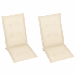 VidaXL 3064700 chaise d'extérieur Terrace Siège rembourré Bois d'acacia Crème - Vue supplémentaire 6