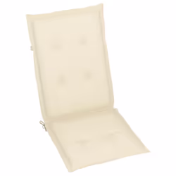 VidaXL 3064700 chaise d'extérieur Terrace Siège rembourré Bois d'acacia Crème - Vue supplémentaire 7