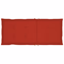 VidaXL 3064704 chaise d'extérieur Terrace Siège rembourré Bois d'acacia Rouge - Vue supplémentaire 8
