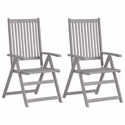 VidaXL 3064730 chaise d'extérieur Terrace Siège rembourré Bois d'acacia Crème - Vue supplémentaire 2