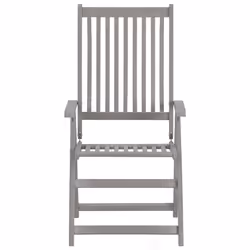 VidaXL 3064733 chaise d'extérieur Terrace Siège rembourré Bois d'acacia Vert - Vue supplémentaire 4