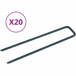 Ces clous pour gazon artificiel sont adaptés pour les vergers, les terrains de jeux, les serres, etc. Fabriquées en fer, les  ...