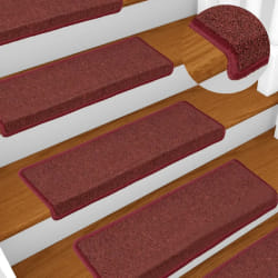 VIDAXL Tapis Escalier - Rouge