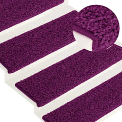 vidaXL Tapis d'escalier Rose