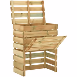Ce composteur de jardin en bois est un équipement de recyclage excellent et se fond naturellement dans n’importe quel jardin. ...