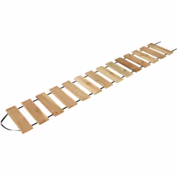 Ce rouleau de terrasse en bois, d’une longueur totale de 3 m, est excellent pour les patios, les balcons, les salles de bain  ...