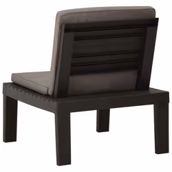 VidaXL 3059824 chaise d'extérieur Terrace Siège rembourré Plastique Gris - Vue supplémentaire 6