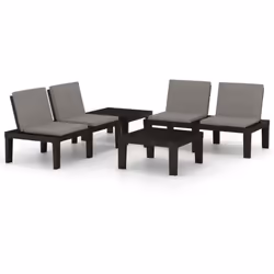 Ce salon de jardin est un excellent choix pour vous détendre et profiter du beau temps, faire une sieste ou discuter avec vot ...