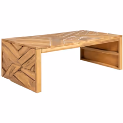 Cette table basse en bois de style érosion sera un supplément unique à votre salon. Elle peut également être utilisée comme t ...
