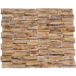 Vidaxl - Panneaux de revêtement mural 3D 10 pcs 1,01 m² Bois de teck