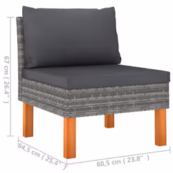VidaXL 3059720 ensemble de meubles de jardin - Vue supplémentaire 7