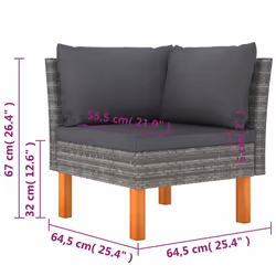 VidaXL 3059721 ensemble de meubles de jardin - Vue supplémentaire 7
