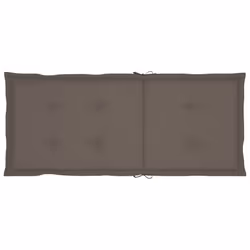 VidaXL 3065355 chaise d'extérieur Terrace Siège rembourré Bois d'acacia Taupe - Vue supplémentaire 8