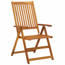 VidaXL 3065358 chaise d'extérieur Terrace Siège rembourré Bois d'acacia Vert