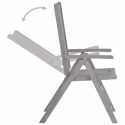 VidaXL 3065381 chaise d'extérieur Terrace Siège rembourré Bois d'acacia Bleu - Vue supplémentaire 5