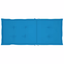 VidaXL 3065381 chaise d'extérieur Terrace Siège rembourré Bois d'acacia Bleu - Vue supplémentaire 8