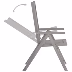 VidaXL 3065383 chaise d'extérieur Terrace Siège rembourré Bois d'acacia Rouge - Vue supplémentaire 5