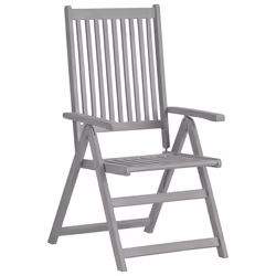 VidaXL 3065386 chaise d'extérieur Terrace Siège rembourré Bois d'acacia Rouge