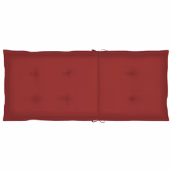 VidaXL 3065386 chaise d'extérieur Terrace Siège rembourré Bois d'acacia Rouge - Vue supplémentaire 8