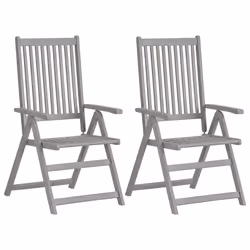 VidaXL 3065387 chaise d'extérieur Terrace Siège rembourré Bois d'acacia Bleu