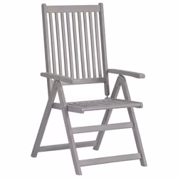 VidaXL 3065387 chaise d'extérieur Terrace Siège rembourré Bois d'acacia Bleu