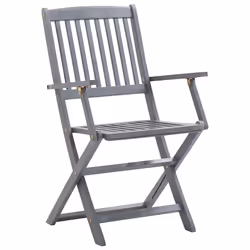 VidaXL 3065412 chaise d'extérieur Terrace Siège rembourré Bois d'acacia Vert - Vue supplémentaire 8