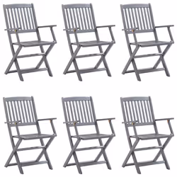 VidaXL 3065431 chaise d'extérieur Terrace Siège rembourré Bois d'acacia Rouge - Vue supplémentaire 2