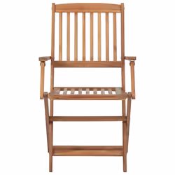VidaXL 3065462 chaise d'extérieur Terrace Siège rembourré Bois d'acacia Gris - Vue supplémentaire 4