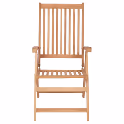 VidaXL 3065525 chaise d'extérieur Terrace Teck