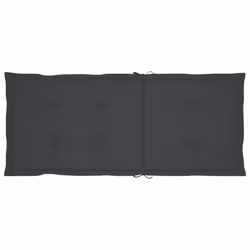 VidaXL 3065530 chaise d'extérieur Terrace Siège rembourré Teck Anthracite - Vue supplémentaire 8