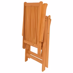 VidaXL 3065534 chaise d'extérieur Terrace Siège rembourré Teck Bleu - Vue supplémentaire 5