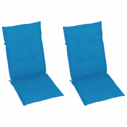 VidaXL 3065534 chaise d'extérieur Terrace Siège rembourré Teck Bleu - Vue supplémentaire 6
