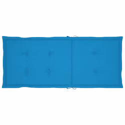 VidaXL 3065534 chaise d'extérieur Terrace Siège rembourré Teck Bleu - Vue supplémentaire 8