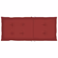 VidaXL 3065539 chaise d'extérieur Terrace Siège rembourré Teck Rouge - Vue supplémentaire 8