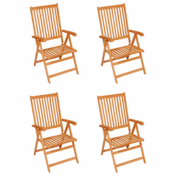 VidaXL 3065541 chaise d'extérieur Terrace Siège rembourré Teck Vert