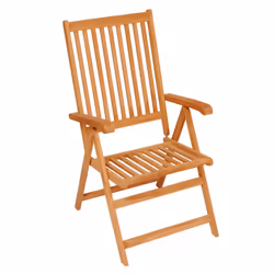 VidaXL 3065541 chaise d'extérieur Terrace Siège rembourré Teck Vert