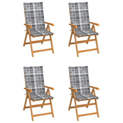 VidaXL 3065544 chaise d'extérieur Terrace Siège rembourré Teck