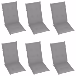 VidaXL 3065561 chaise d'extérieur Terrace Siège rembourré Teck Gris - Vue supplémentaire 6