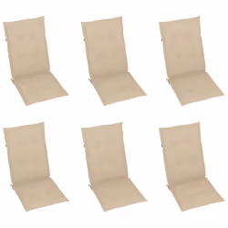 VidaXL 3065563 chaise d'extérieur Terrace Siège rembourré Teck Beige - Vue supplémentaire 6