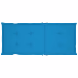 VidaXL 3065564 chaise d'extérieur Terrace Siège rembourré Teck Bleu - Vue supplémentaire 8